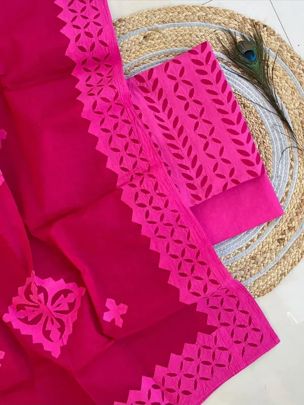 Aahoo_Pure_Cotton_Chikan_Lapat_Cutwork_3_Piece_Suit_Fuchsia_Pink