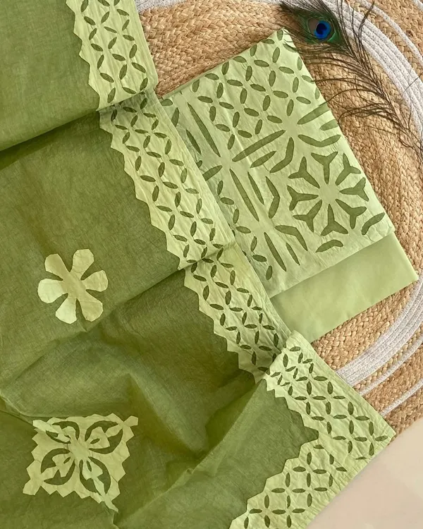 Aahoo_Pure_Cotton_Chikan_Lapat_Cutwork_3_Piece_Suit_Olive_Meadow