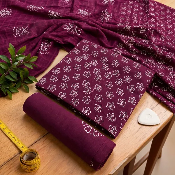 Wine_And_Purple_Handblock_Print_Cotton_Fabric