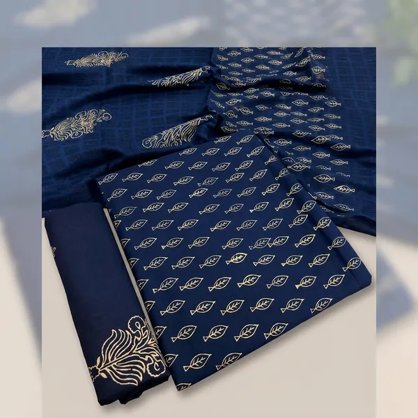 Navy_Blue_Handblock_Print_Cotton_Fabric
