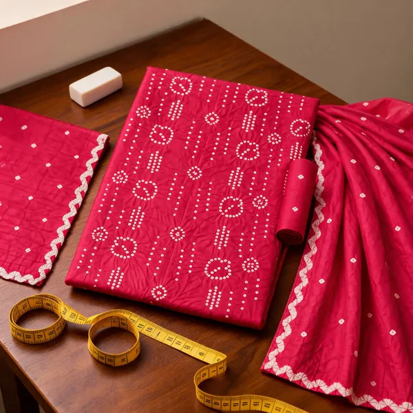 Aahoo_Hot_Pink_Premium_Satin_Cotton_Bandhani_Suit_Set_With_Full_Bandhej_Dupatta