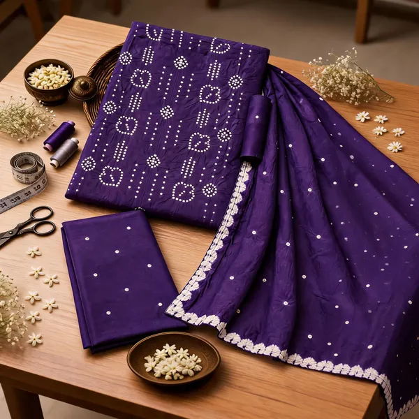 Aahoo_Royal_Purple_Premium_Satin_Cotton_Bandhani_Suit_Set_With_Full_Bandhej_Dupatta