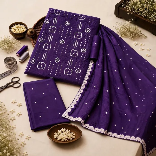 Aahoo_Royal_Purple_Premium_Satin_Cotton_Bandhani_Suit_Set_With_Full_Bandhej_Dupatta