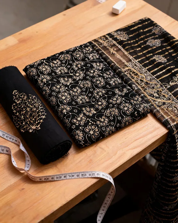 Aahoo_Midnight_Elegance_Copper_Batik_Reyon_Dark_Colour_Dress_Material