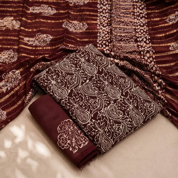 Aahoo_Regal_Paisley_Copper_Batik_Reyon_Dark_Colour_Dress_Material