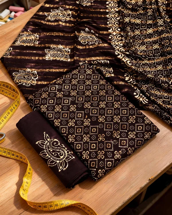 Aahoo_Cocoa_Charm_Copper_Batik_Reyon_Dark_Colour_Dress_Material