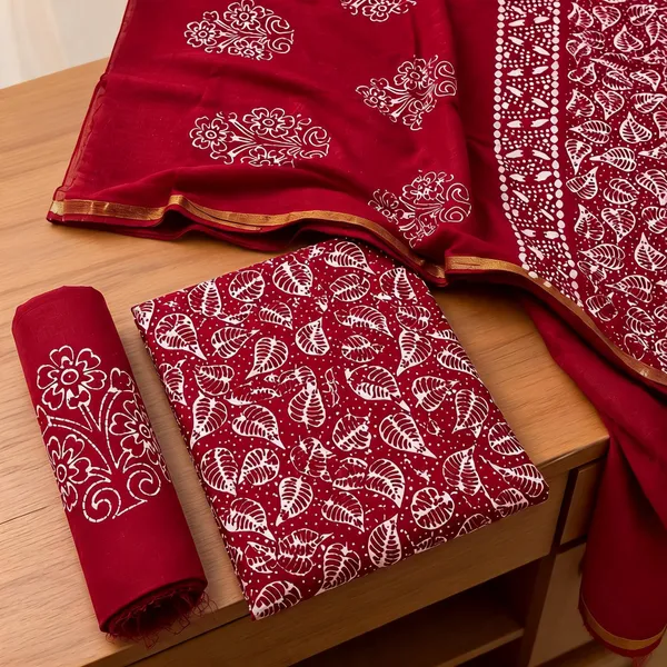 Pure_Cotton_Copper_Batik_Heavy_Suits_Ruby_Red