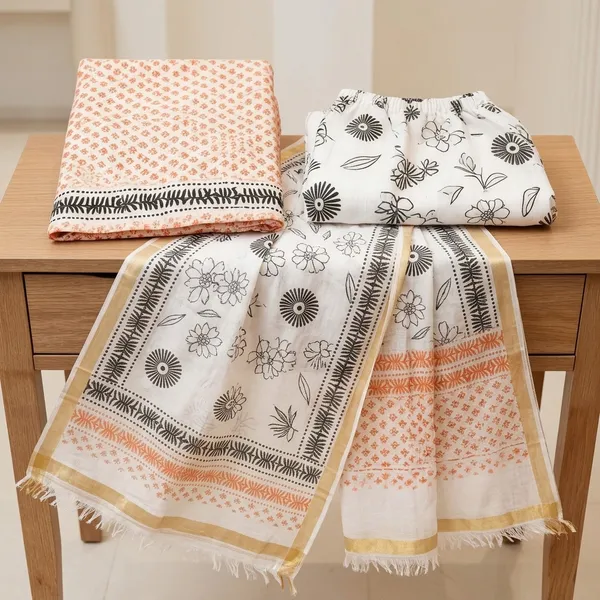 Peach_Blossom_72-72_Pure_Cotton_Hand_Batik_Block_Suit