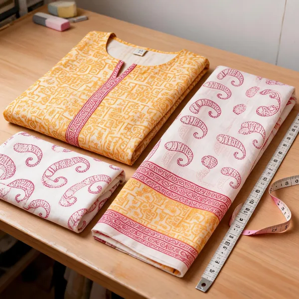 Sunshine_Mustard_Glow_72-72_Pure_Cotton_Hand_Batik_Block_Suit