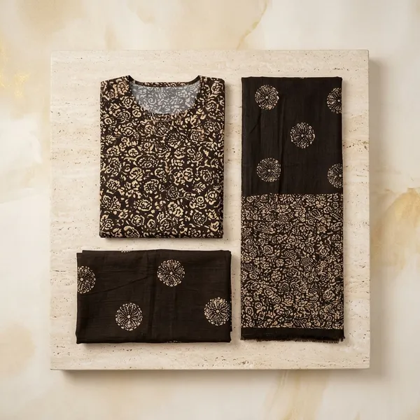 Aahoo_Premium_Pure_Cotton_Batik_3_Piece_Suit_Coffee_Brown