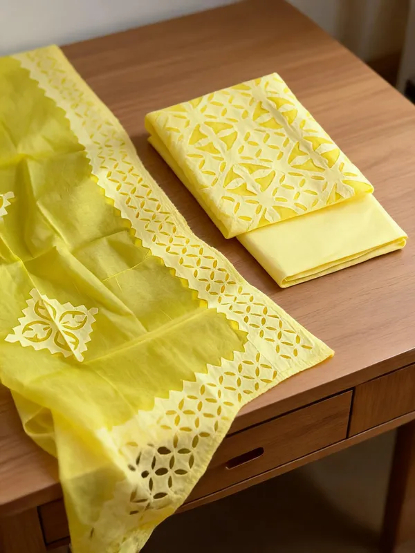 Aahoo_Pure_Cotton_Chikan_Lapat_Cutwork_3_Piece_Suit_Sunshine_Yellow