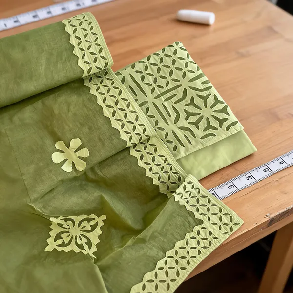 Aahoo_Pure_Cotton_Chikan_Lapat_Cutwork_3_Piece_Suit_Olive_Meadow