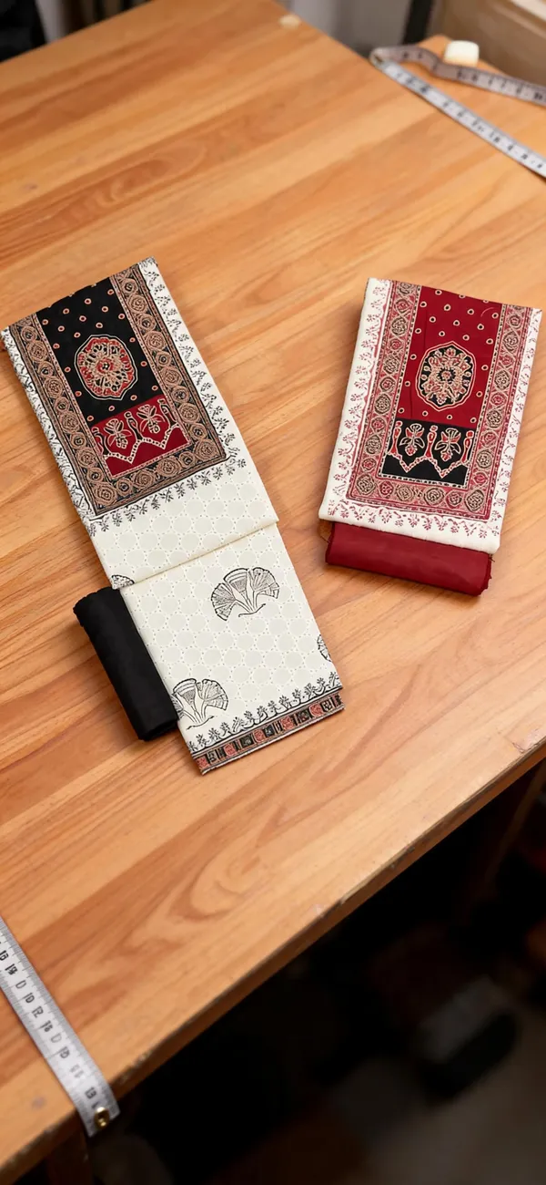 Aahoo_Royal_Ajrakh_Cotton_Dress_Material_Ivory_Noir_Pack_Of_2