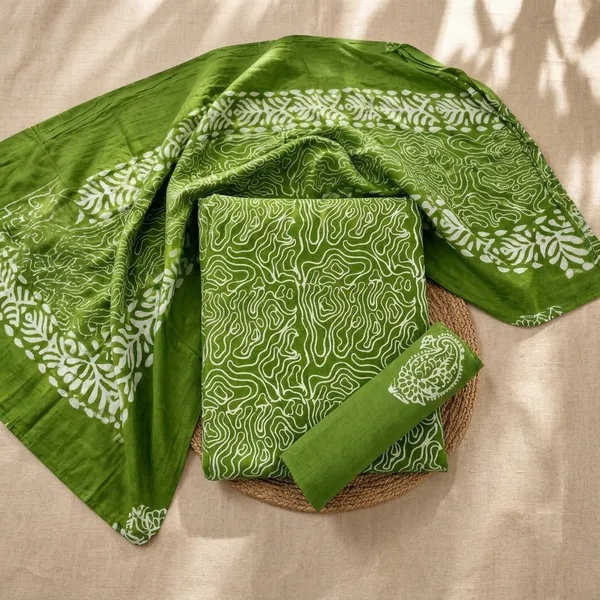 Premium_Cotton_Batik_Fabric_Leaf_Green_Abstract_Print