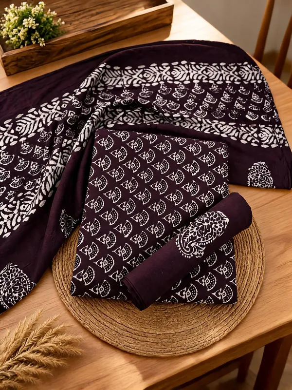 Premium_Cotton_Batik_Fabric_Deep_Aubergine_Tribal_Print