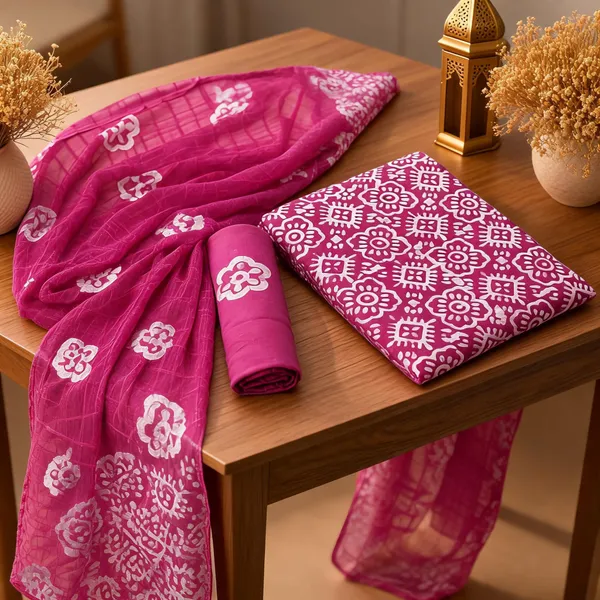 Aahoo_Berry_Pink_Pure_Cotton_Hand_Batik_Tie_Dye_Block_Suit