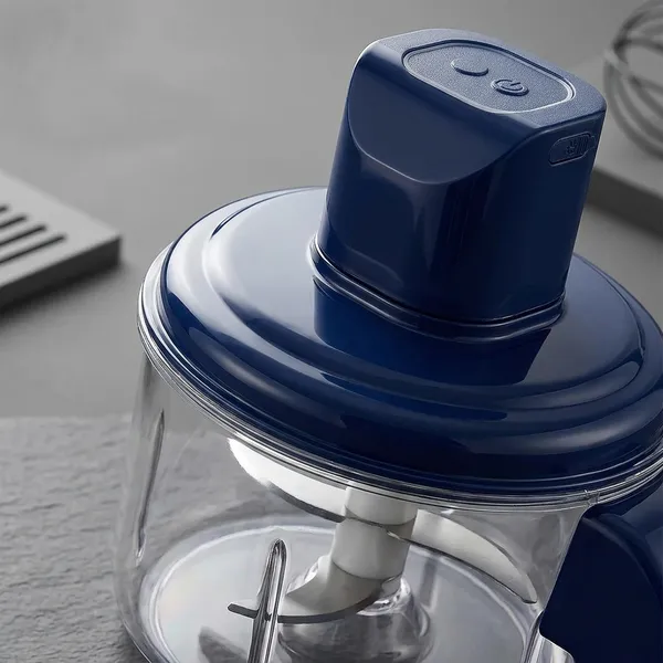 Navy_Blue_Stainless_Steel_Electric_Mini_Vegetable_And_Garlic_Chopper