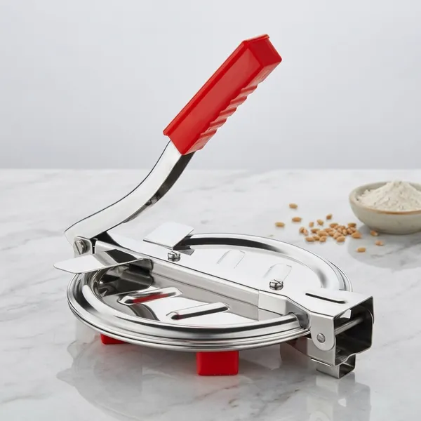 Silver_And_Red_Stainless_Steel_Roti_Maker_Press_With_Handle