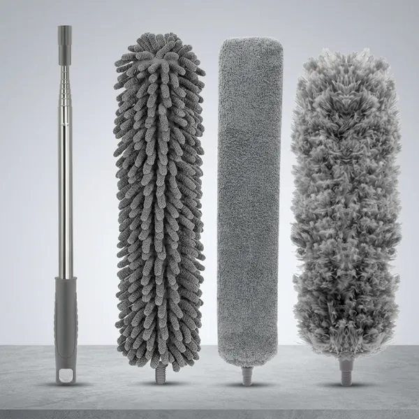 Grey_Microfiber_Extendable_Handle_Duster_Set_For_Home_Cleaning