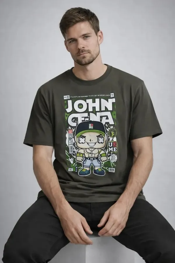 Olive_Green_Cotton_Premium_Graphic_Print_Crew_Neck_T-Shirt_For_Men