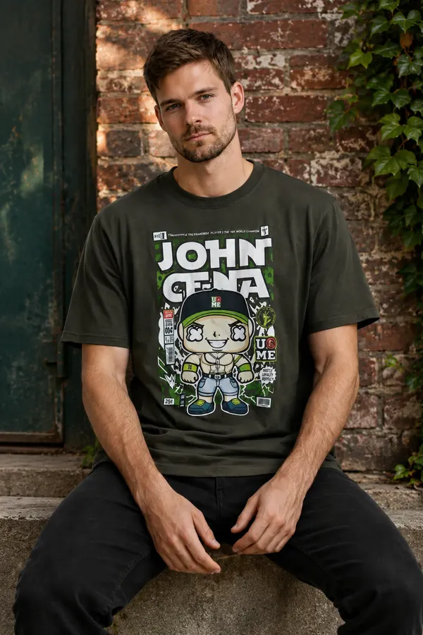 Olive_Green_Cotton_Premium_Graphic_Print_Crew_Neck_T-Shirt_For_Men
