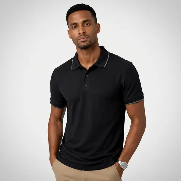 Black_Cotton_Premium_Contrast_Tipping_Polo_T-Shirt_For_Men