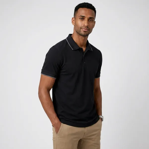Black_Cotton_Premium_Contrast_Tipping_Polo_T-Shirt_For_Men