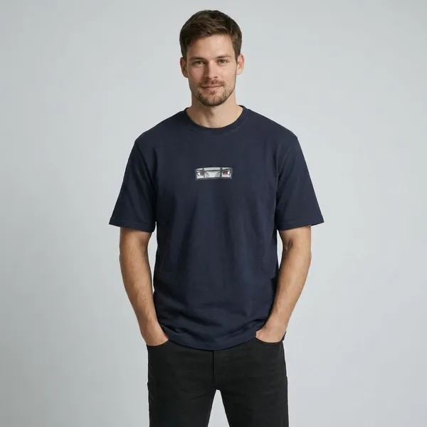Navy_Blue_French_Terry_Oversized_Graphic_Print_T-Shirt_For_Men