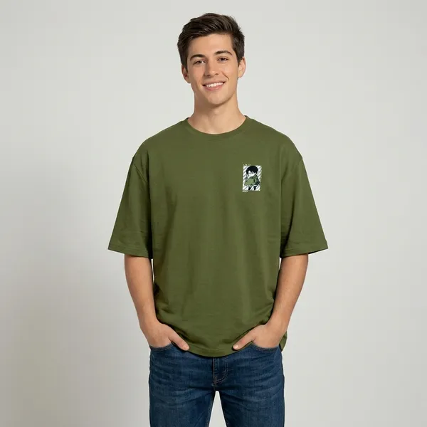 Olive_Green_French_Terry_Oversized_T-Shirt_For_Men