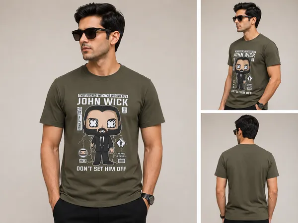 Olive_Green_French_Terry_Oversized_John_Wick_Graphic_T-Shirt_For_Men
