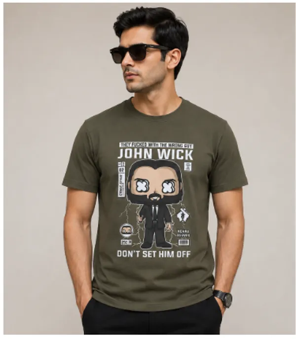 Olive_Green_French_Terry_Oversized_John_Wick_Graphic_T-Shirt_For_Men