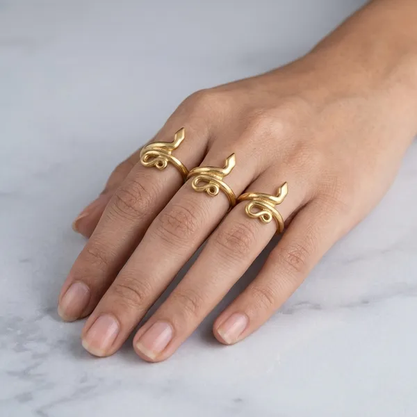 Brass_nag_devta_ring_-_Pack_of_3