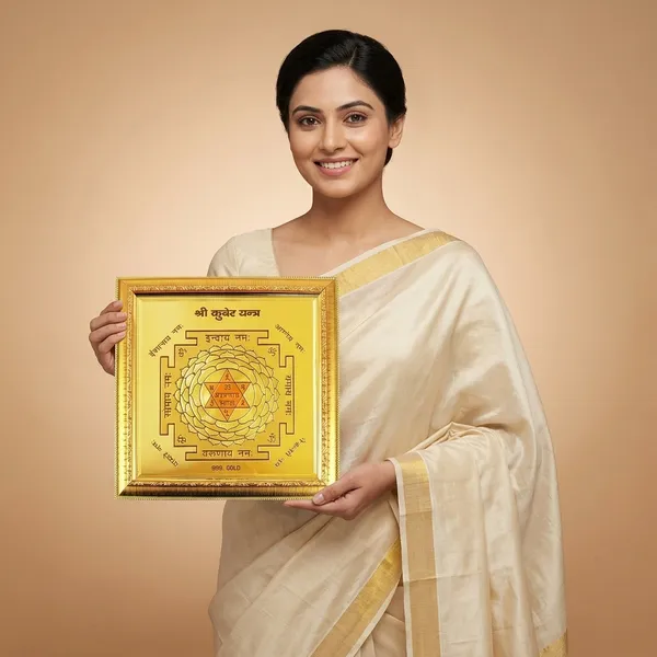 Gold_Plated/Brass_Sri_Kuber_Yantra