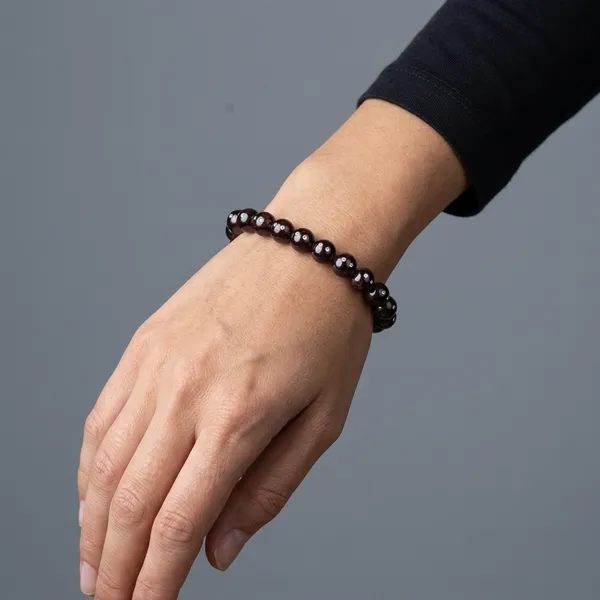 Red_Garnet_Bead_Bracelet