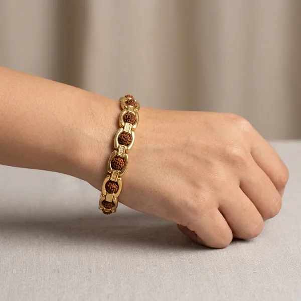 Gold_Rudraksha_Chain_style_Bracelet_for_Men