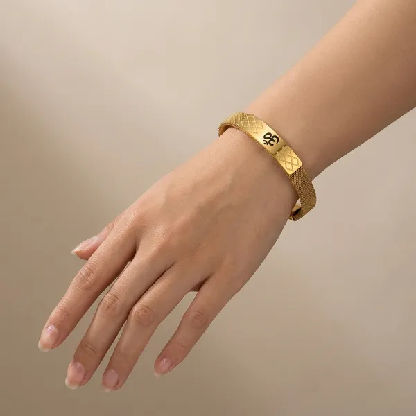 Golden_Om_Symbol_Bracelet_-_Pack_of_2