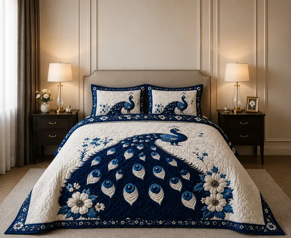 7D_Digital_Printed_Navy_Blue_Home_Collective_Cotton_Double_Bedsheet_With_2_Pillow_Covers_(20*30_Inches)_For_Home_Bedroom