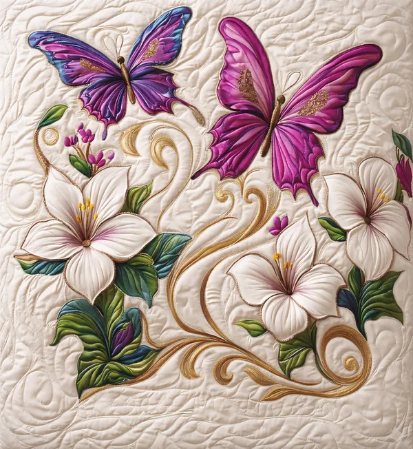 7D_Digital_Two_Butterfly__Queen_size_Bedsheet_(Buy_1_Get_1)