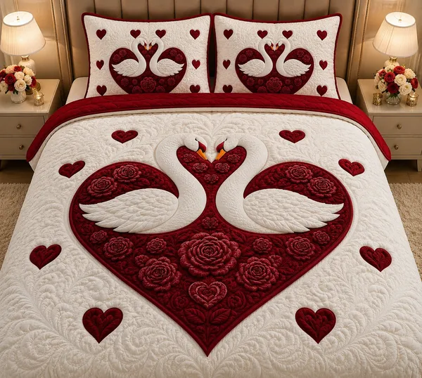 7D_Digital_Printed_White_and_Maroon_Home_Collective_Cotton_Double_Bedsheet_With_2_Pillow_Covers_(20*30_Inches)_For_Home_Bedroom