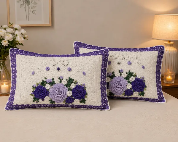 7D_Premium_Embroidery_Floral_Look_Printed_Queen_size_Cotton_Bedsheet_with_2_Pillow_covers_