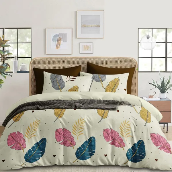 Premium_Flat_Cotton_300_TC_Queen_size_Bedsheet_(Buy_1_Get_1_Free)