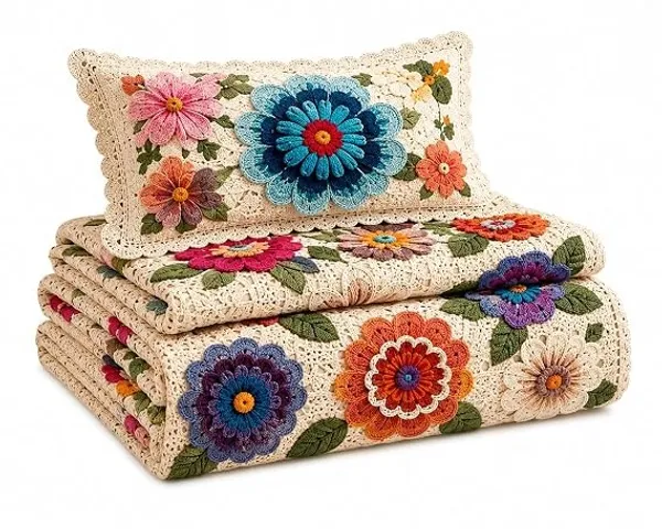 7D_Premium_Embroidery_Look_Printed_Queen_size_Cotton_Bedsheet_with_2_Pillow_covers_