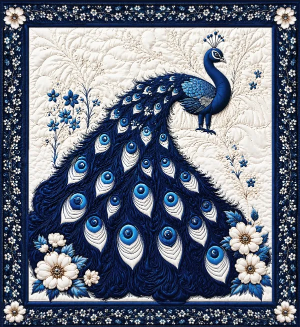 7D_Digital_Printed_Navy_Blue_Home_Collective_Cotton_Double_Bedsheet_With_2_Pillow_Covers_(20*30_Inches)_For_Home_Bedroom