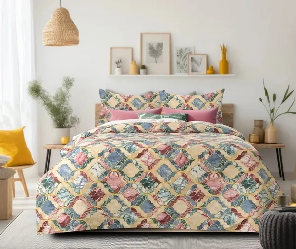 Premium__Elastic_Fitted_Bedsheets_with_2_Pillow_cover_(Buy_1_Get_1_Free_)