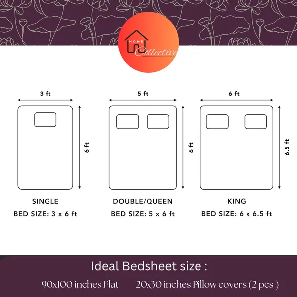 7D_Digital_Printed_Purple_Home_Collective_Cotton_Double_Bedsheet_With_2_Pillow_Covers_(20*30_Inches)_For_Home_Bedroom