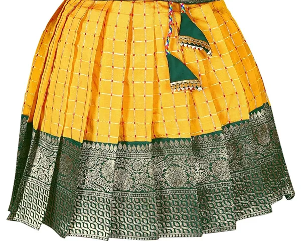 Girls_Taffeta_Silk_Lehenga_Choli