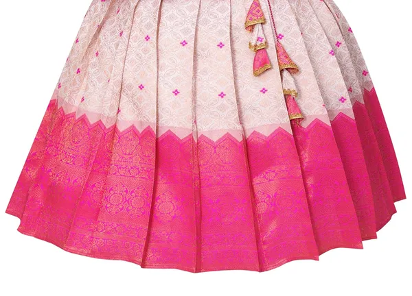 South_Indian_Pattu_Pavadai_Lehenga_Choli_For_Baby_Girls