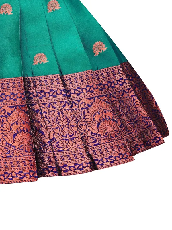 Girls_Jacquard_Silk_Lehenga_Choli