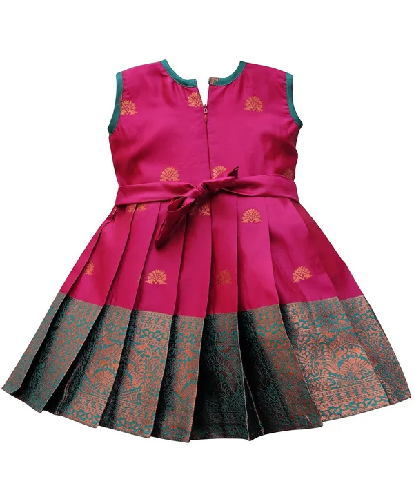 Girls_Jacquard_Silk_Lehenga_Choli