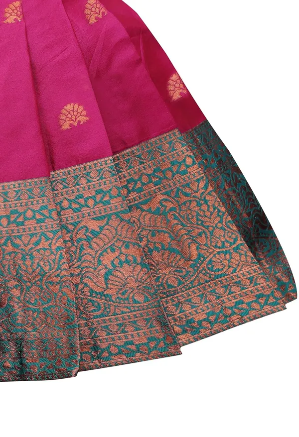 Girls_Jacquard_Silk_Lehenga_Choli